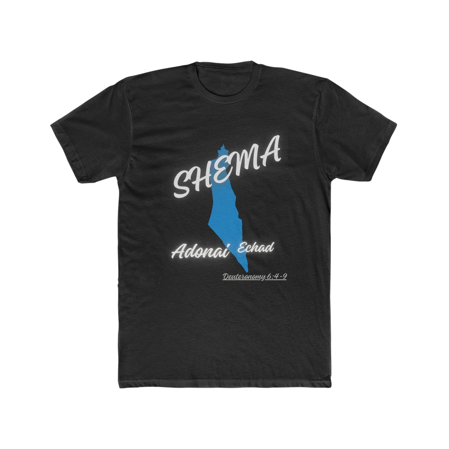 Men's Shema Israel Cotton Crew Tee