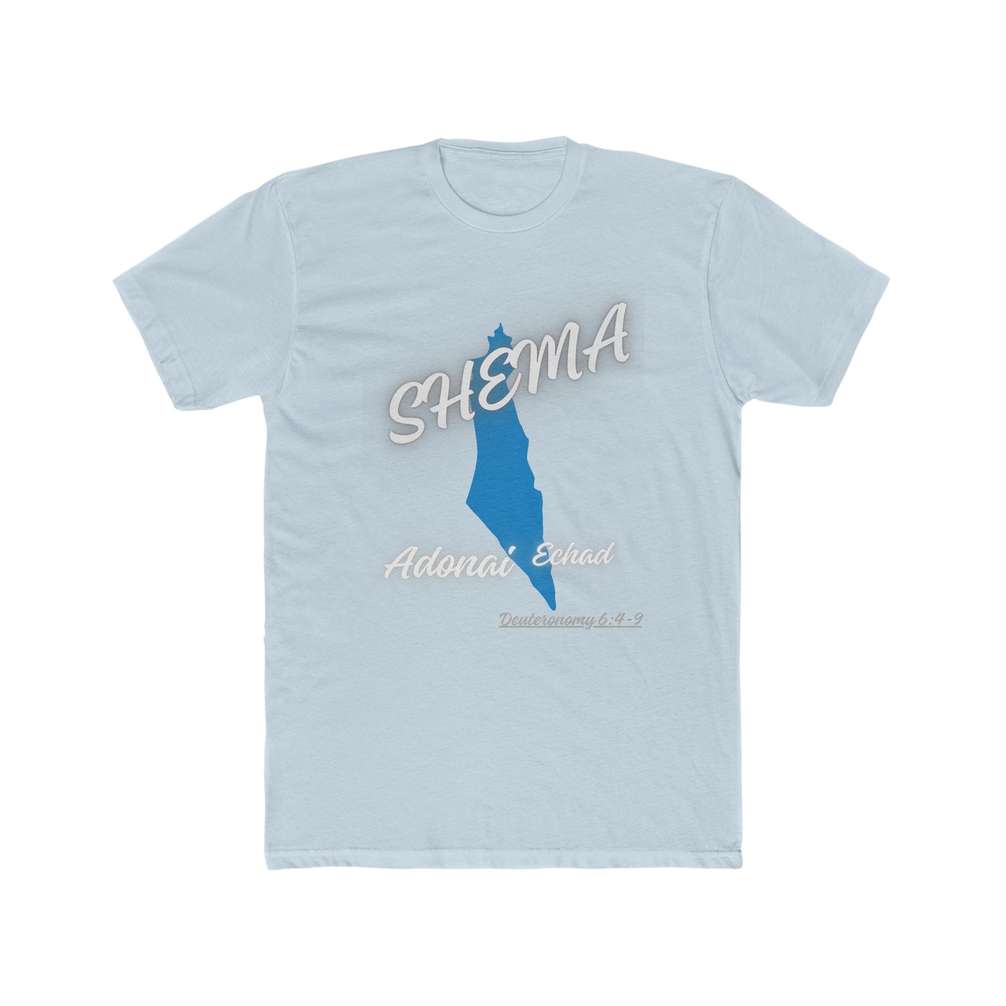 Men's Shema Israel Cotton Crew Tee