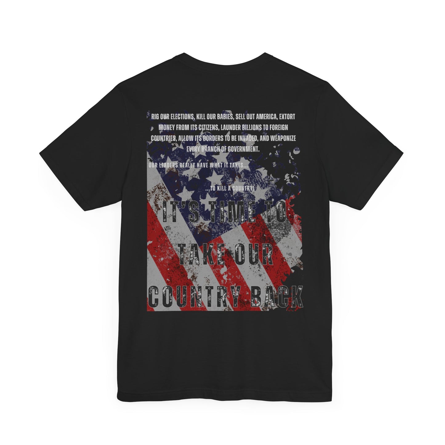 Women's Take our country back Jersey Short Sleeve Tee