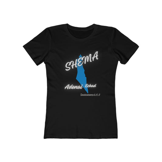 Women's Shema Israel Slim fit Boyfriend Tee